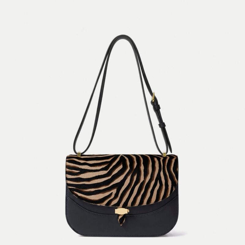 Calf-Hair Dash Saddle Bag – Veronica Beard