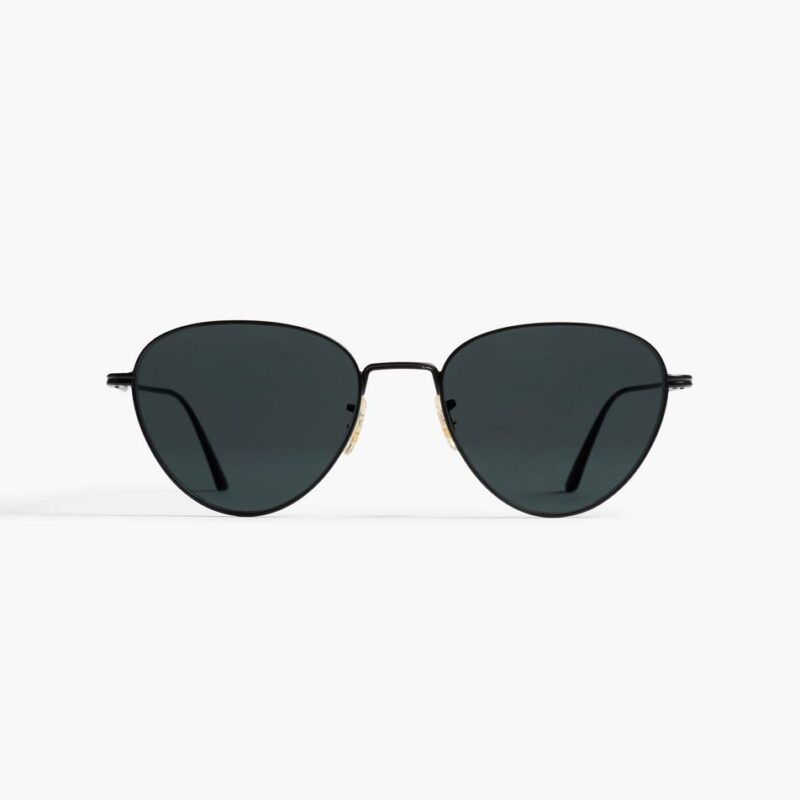 KHAITE x Oliver Peoples 1991C in Matte Black and Grey
