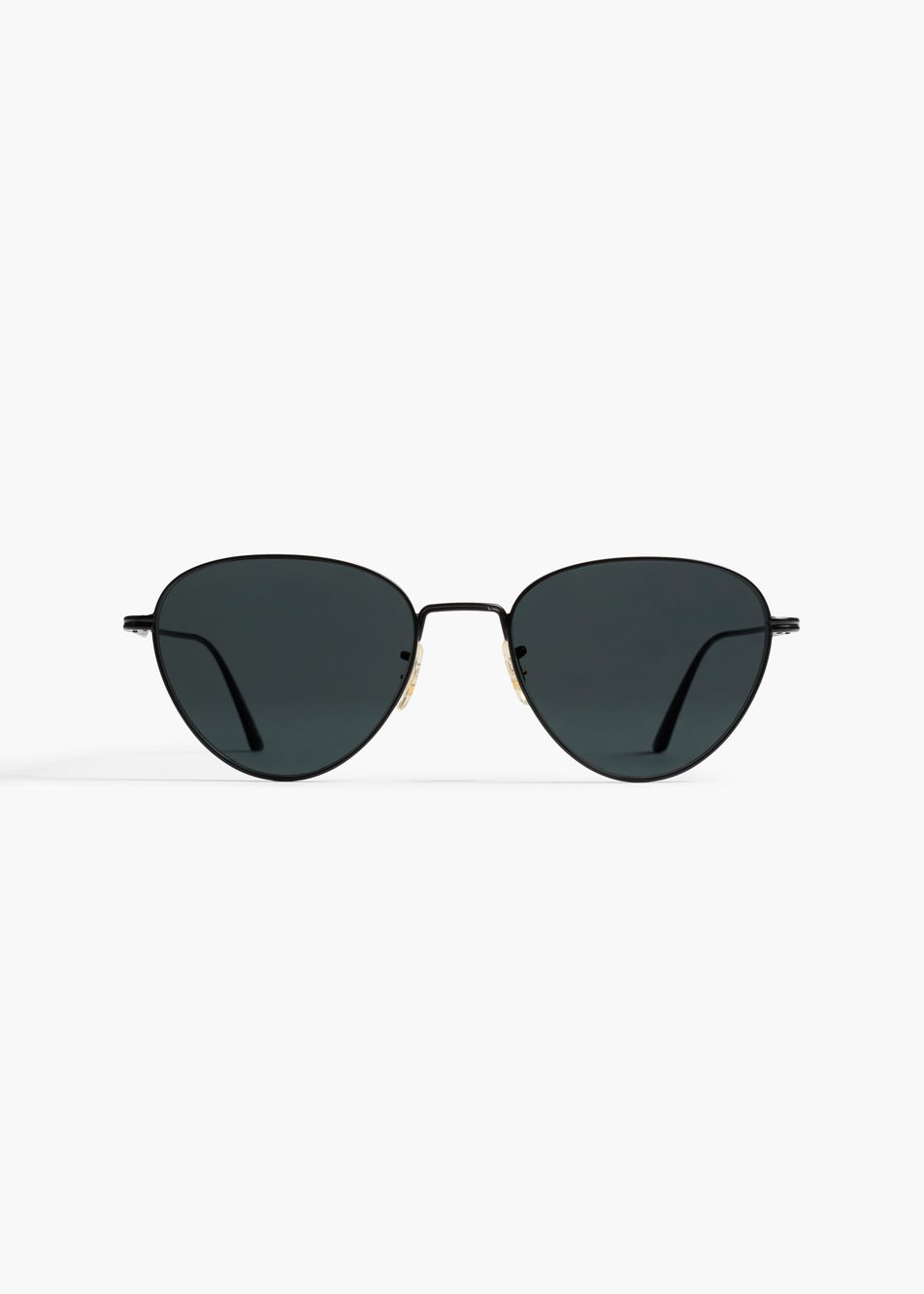 KHAITE x Oliver Peoples 1991C in Matte Black and Grey
