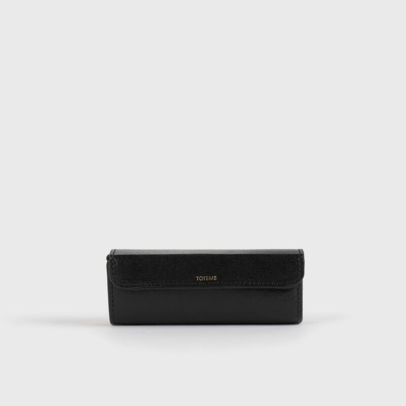 Leather lipstick case black – Toteme - INT