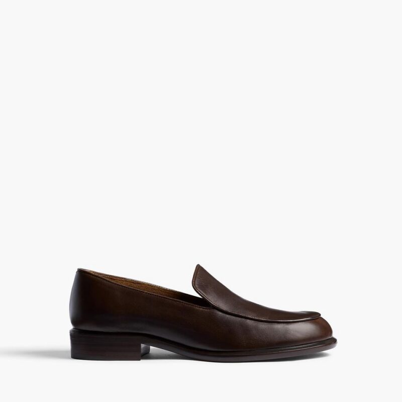 Miles Loafer in Vintage Brown Leather – Khaite