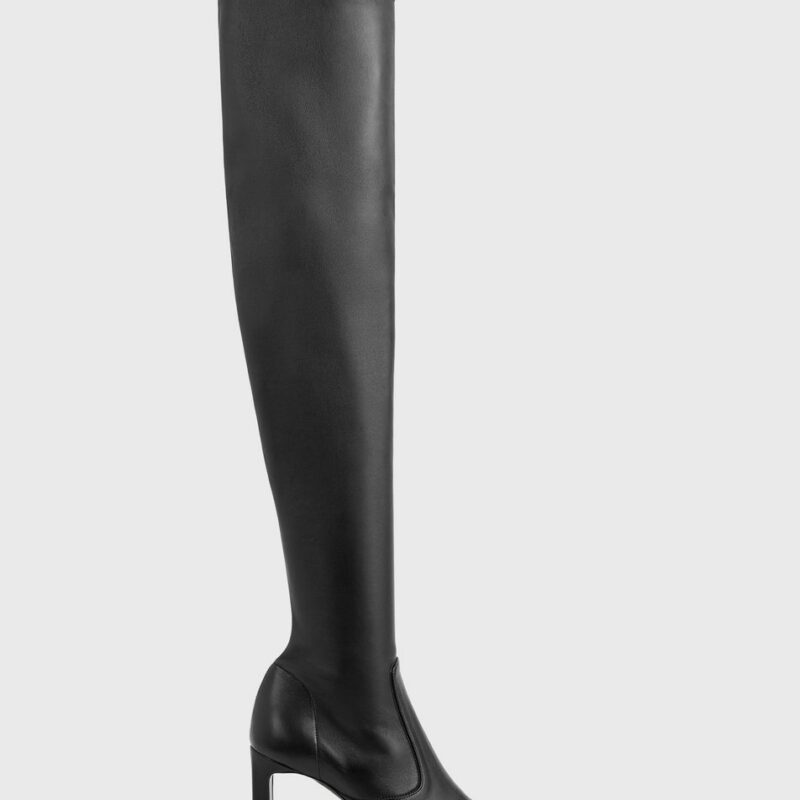 Nappa over-the-knee boots black – Toteme - INT