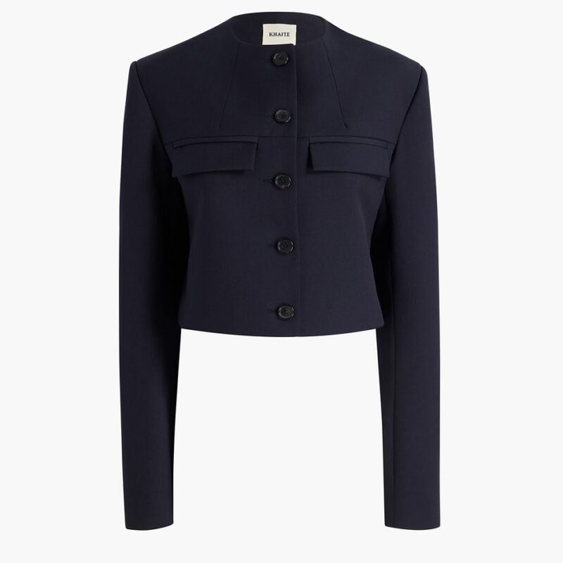 Roto Jacket in Dark Navy – Khaite