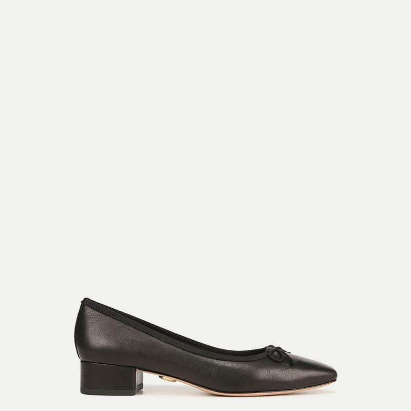 Cecile Leather Ballet Pump – Veronica Beard