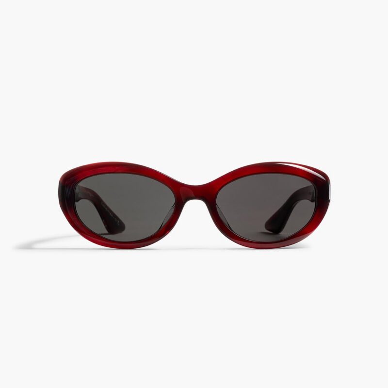 KHAITE x Oliver Peoples 1969C in Bordeaux Bark and Carbon Grey