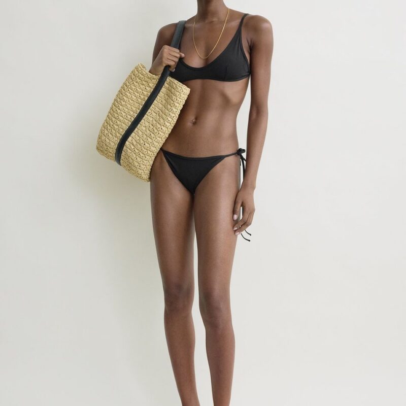 Scoop bikini bottoms black – Toteme - INT