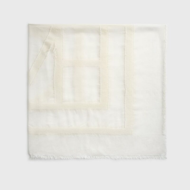 Fil coupé monogram sarong off-white – Toteme - INT