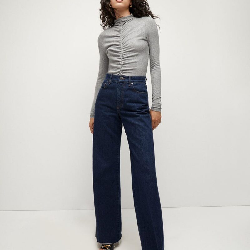 Theresa Ruched Turtleneck – Veronica Beard