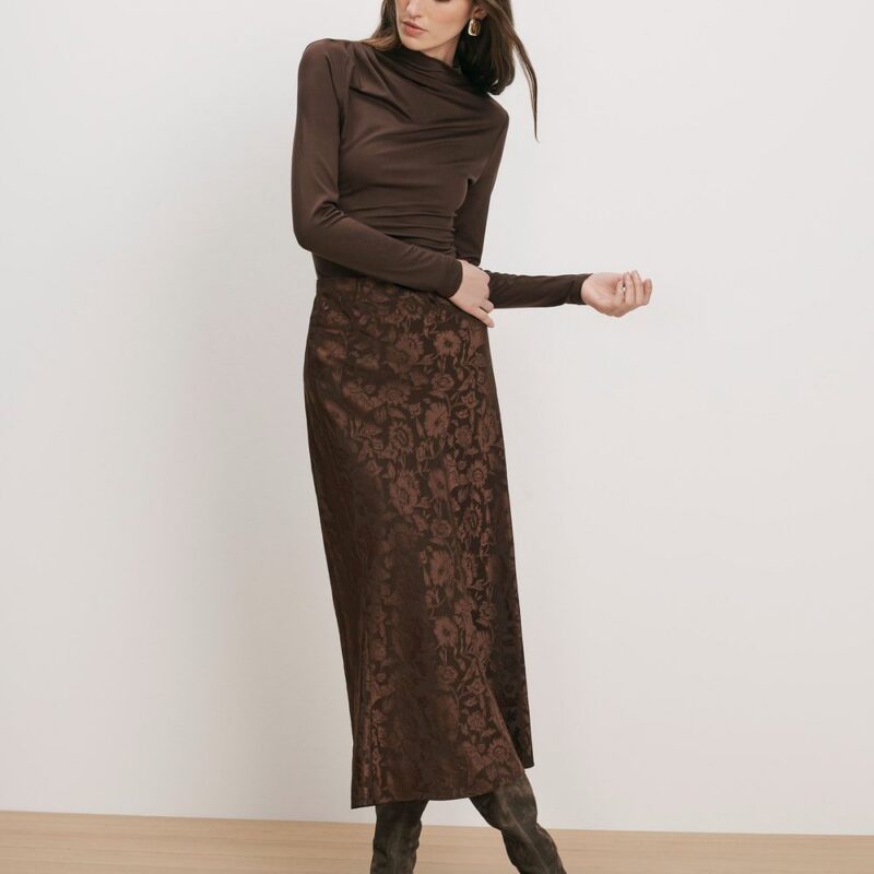 Clover Floral Midi Skirt – Veronica Beard