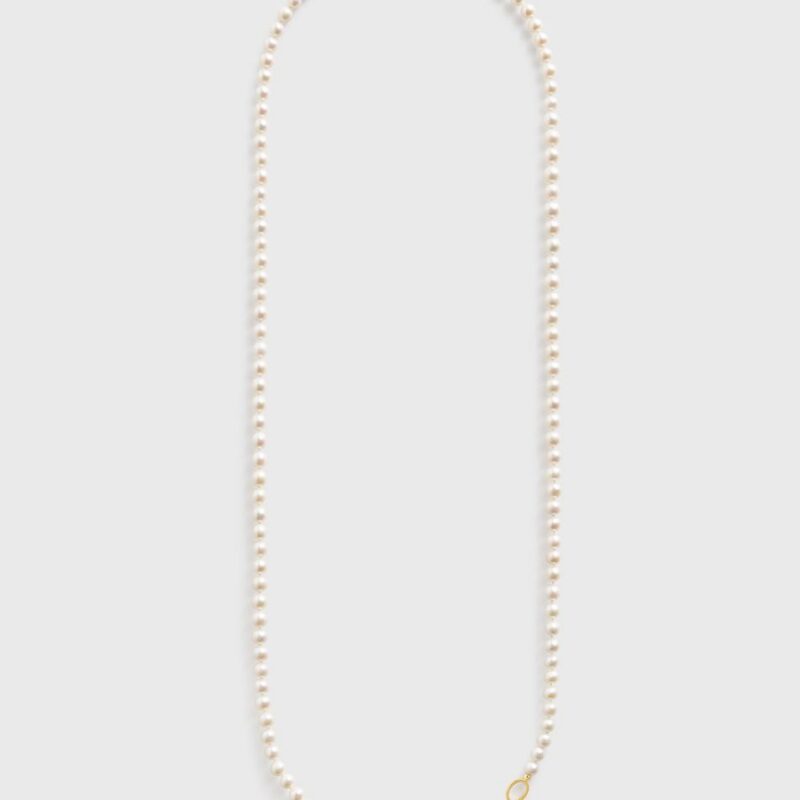 Infinity pearl necklace white – Toteme - INT