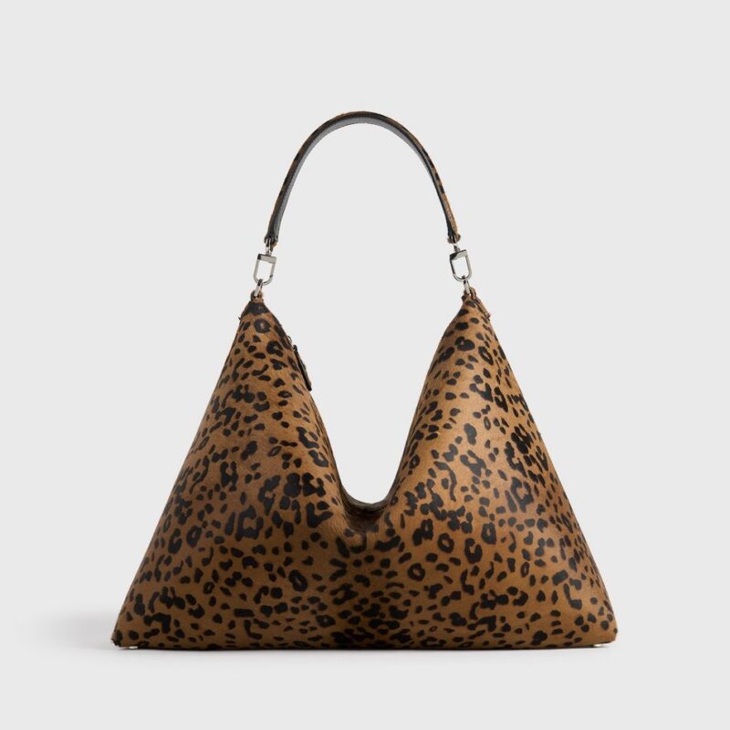 Bevel pony hair bag leopard – Toteme - INT