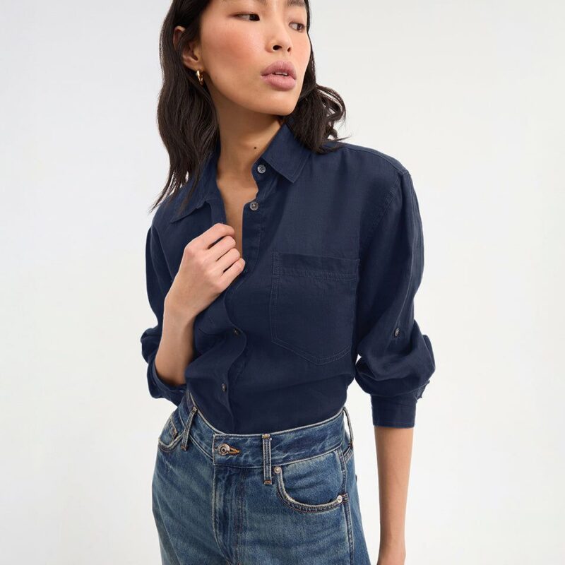 Gil Linen Shirt – Veronica Beard