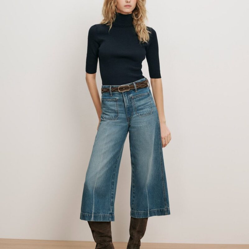 Marlowe Patch-Pocket Culotte – Veronica Beard