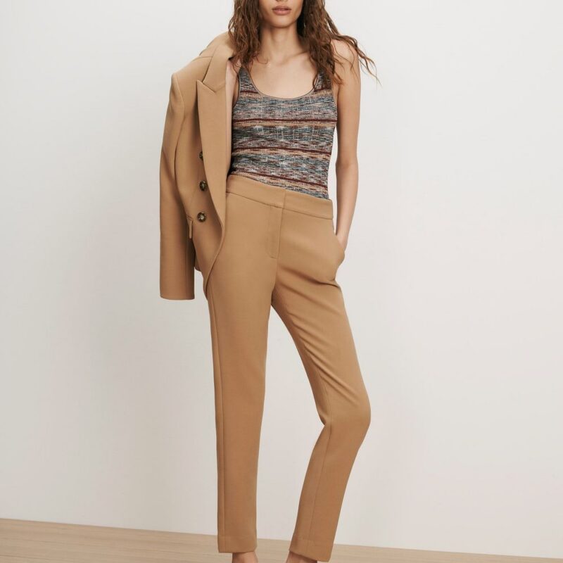 Renzo Clean Waistband Pant – Veronica Beard