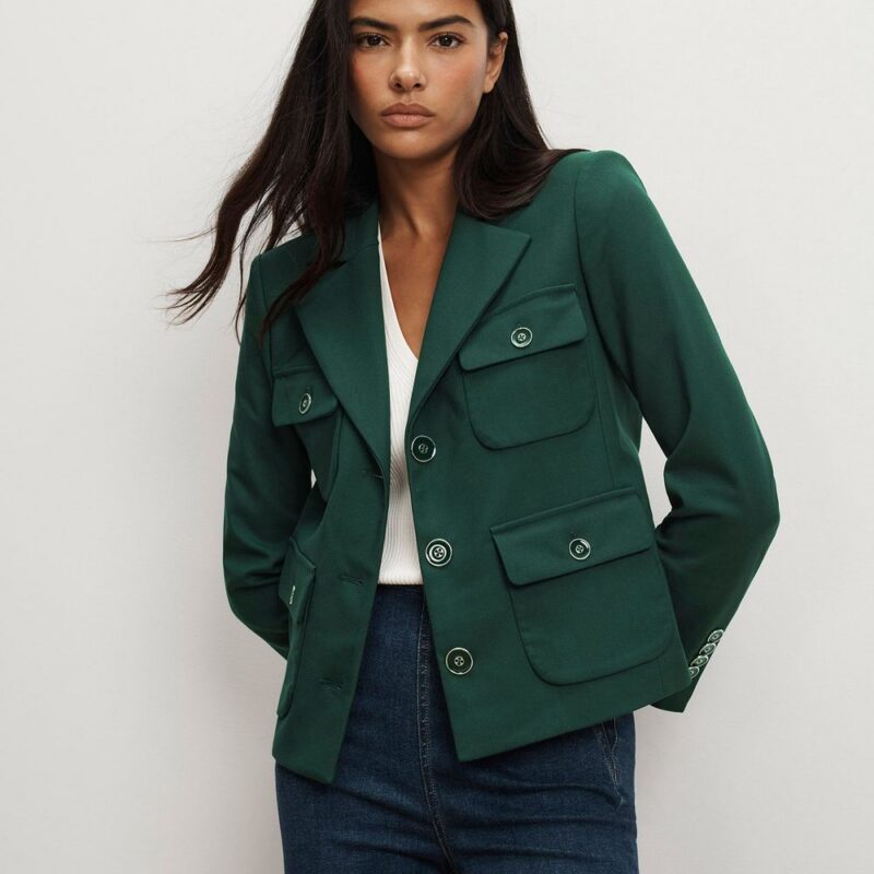 Schuyler Tailored Utility Jacket – Veronica Beard