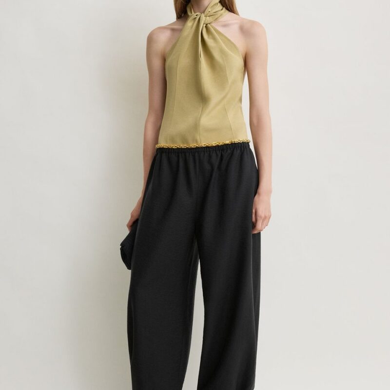 Twist halter top cumin – Toteme - INT