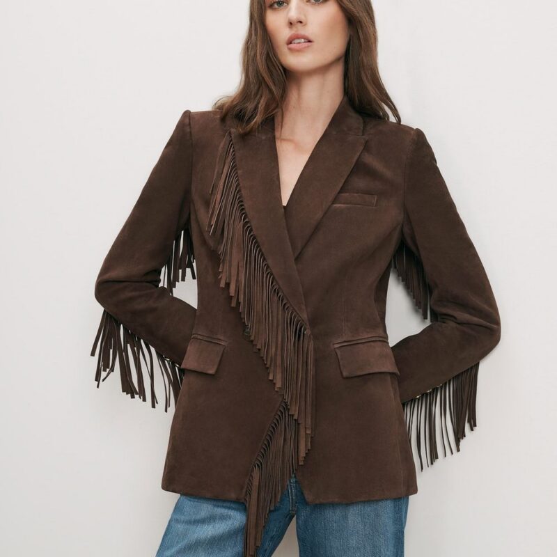 Pali Suede Jacket – Veronica Beard