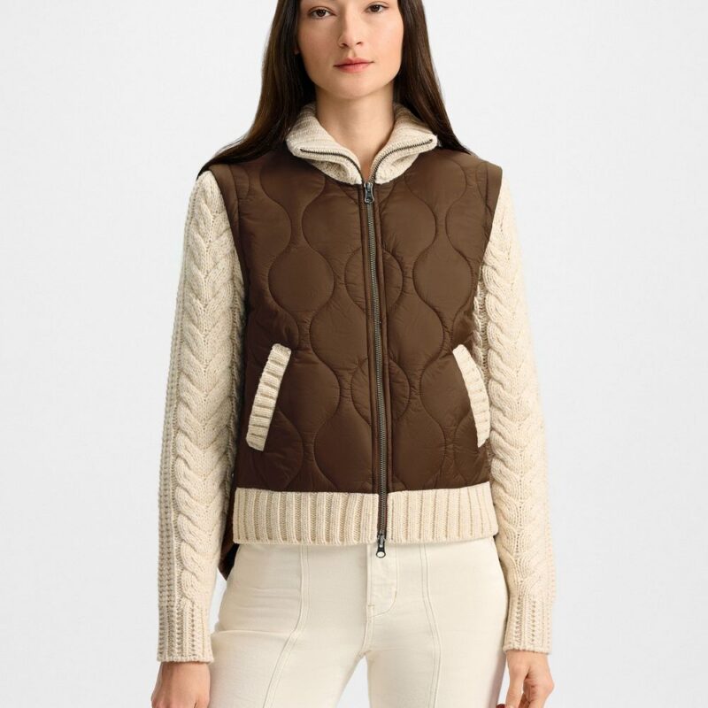 Patra Knit-Sleeve Quilted Jacket – Veronica Beard
