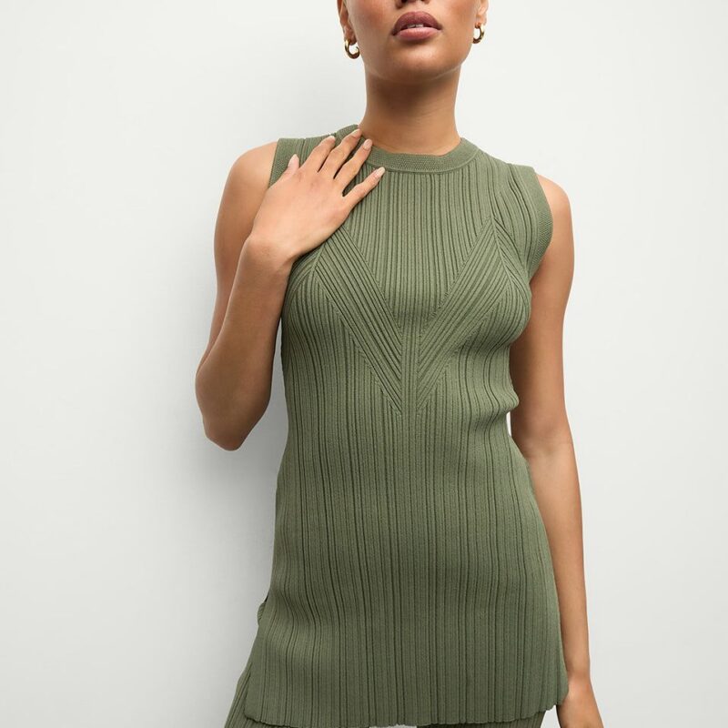 Semma Rib-Knit Tank – Veronica Beard