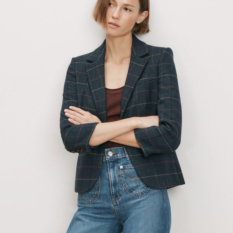 Schoolboy Plaid Dickey Jacket – Veronica Beard