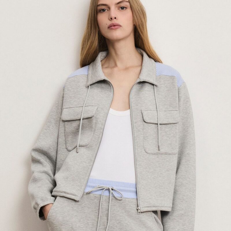 Stellant Stretch-Scuba Jacket – Veronica Beard