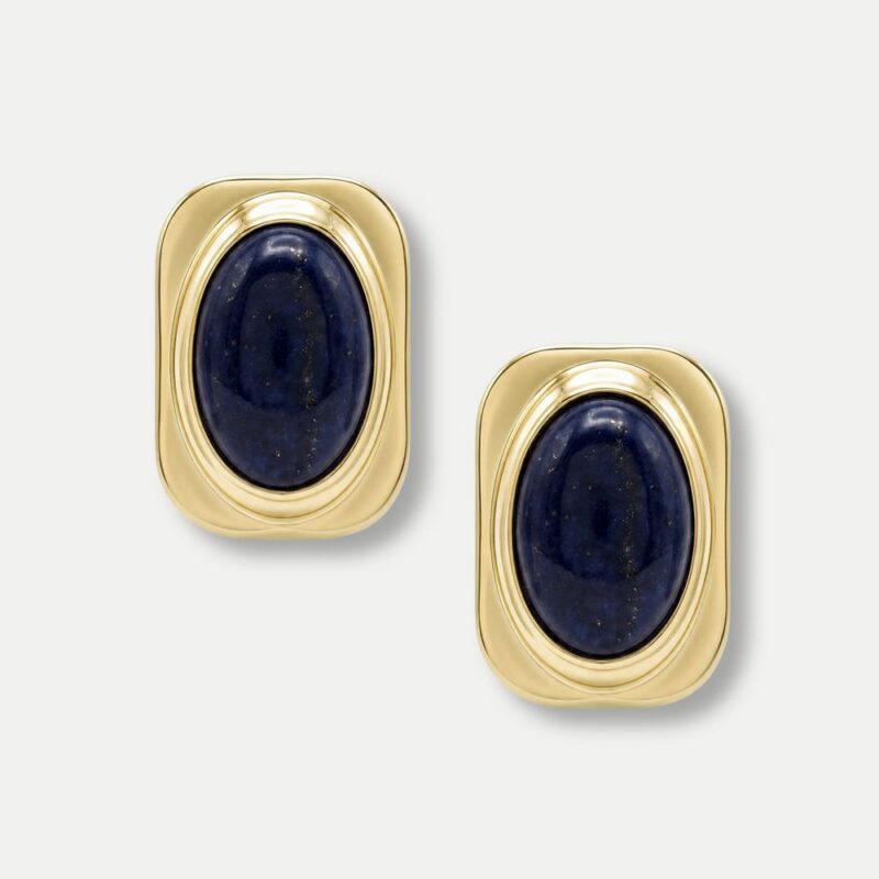Lapis Post Earring – Veronica Beard