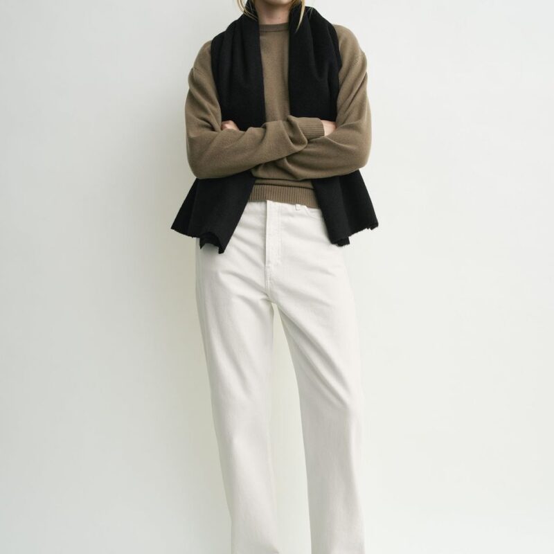 Classic cashmere crew knit hazel – Toteme - INT