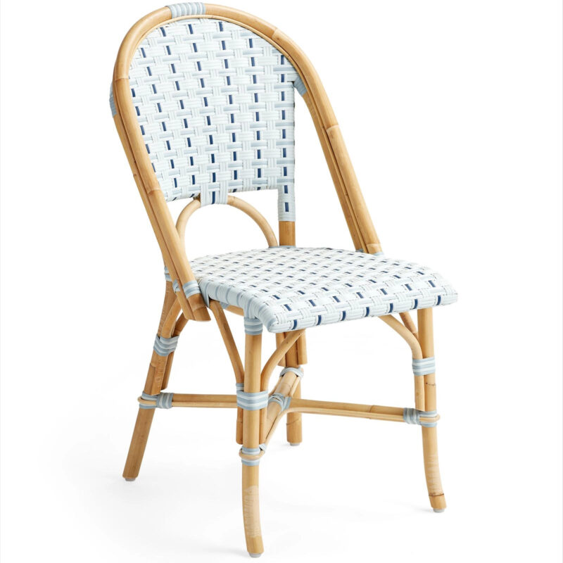 Serena & Lily Riviera Rattan Basketweave Dining Chair