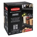 Rubbermaid Brilliance Pantry Food Storage Container Set of 4