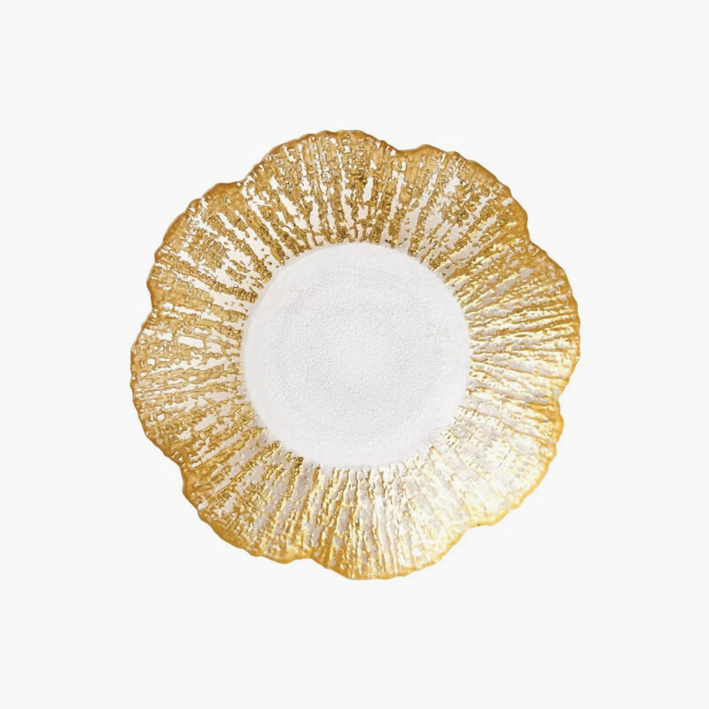Rufolo Glass Small Shallow Bowl