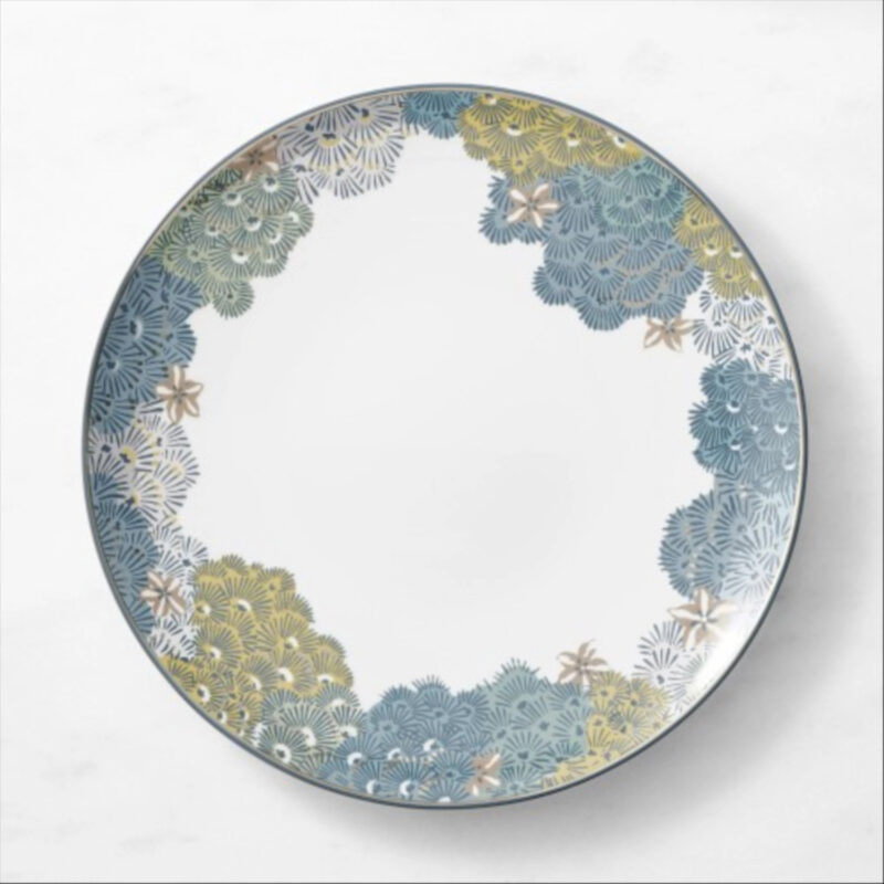 Williams Sonoma Scalamandre x Williams Sonoma Sea of Trees Dinner Plates, Set of 4
