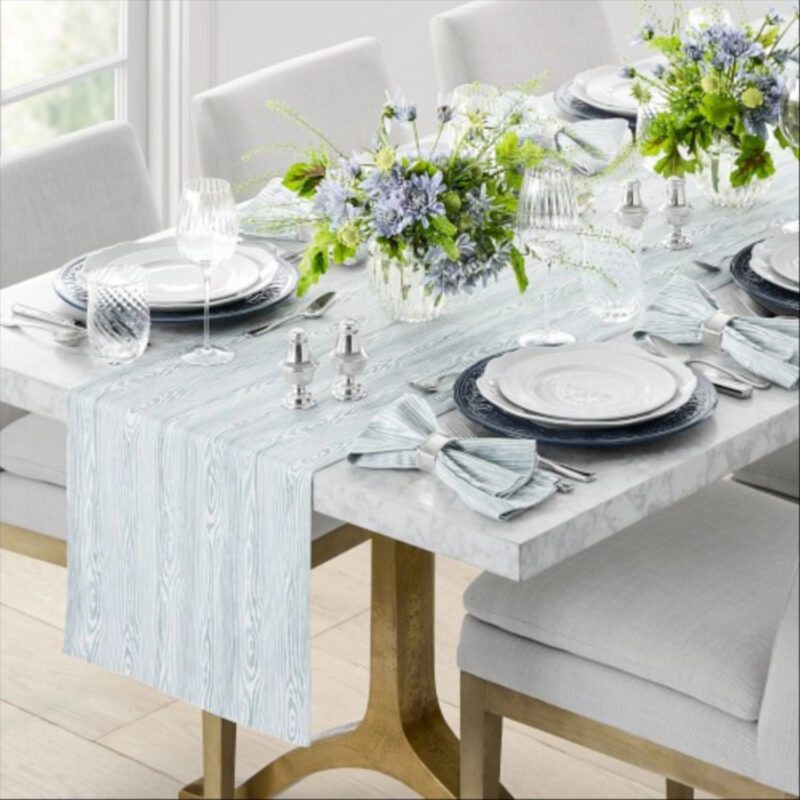 Scalamandre x Williams Sonoma Sea of Trees Runner