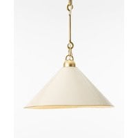Scarlett Pendant Light Gold Leaf & Beige