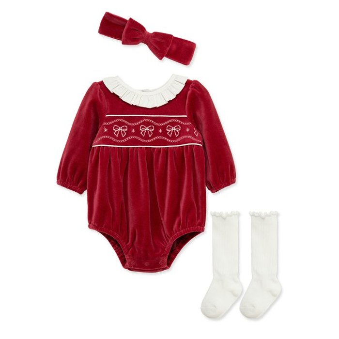 Little Me Bows Bubble Set
