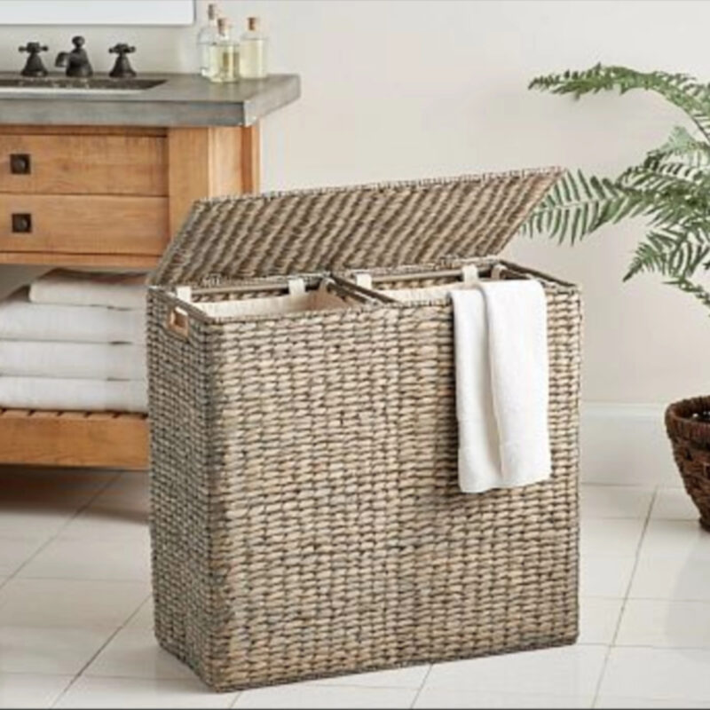 Seagrass Handcrafted Divided Hamper