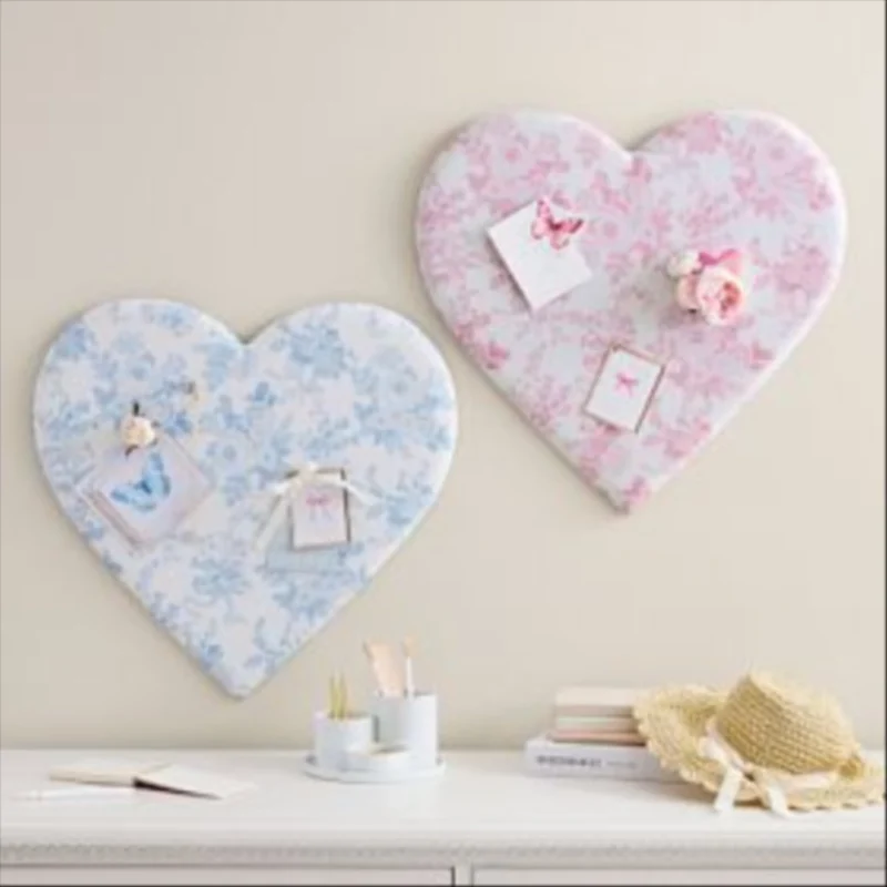 LoveShackFancy No Nails Damask Heart Pinboard