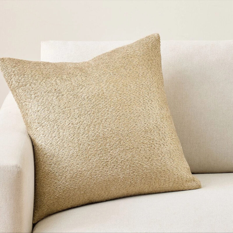 Shimmer Pillow Cover, Gold, 20