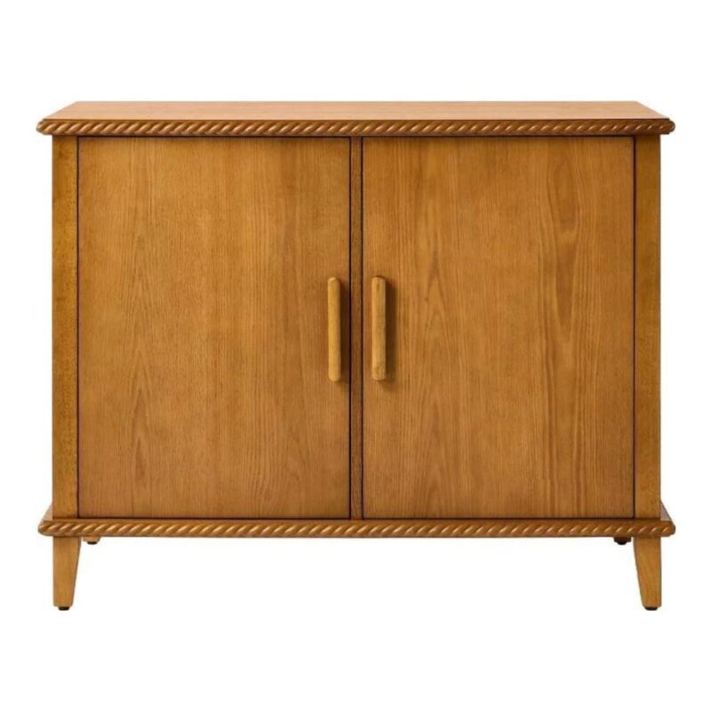 THRESHOLD DESIGNED W/STUDIO MCGEE | Azorella 2 Door Cabinet Oak Brown