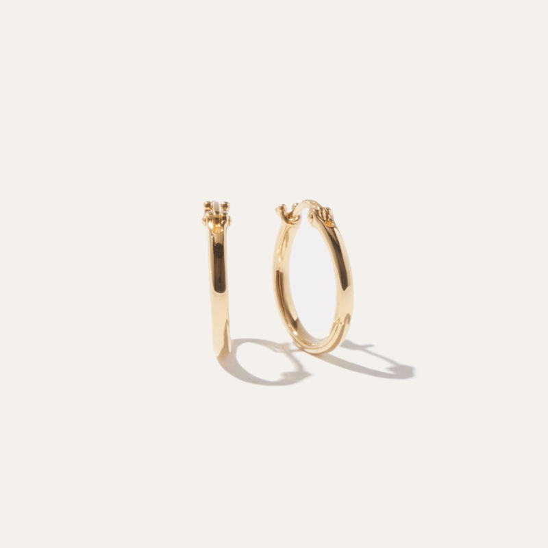 Quince — Midi Hoops Earrings