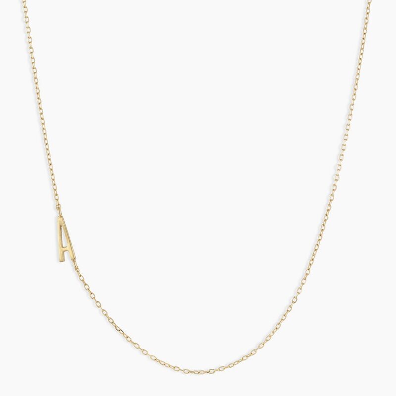 14k Gold Alphabet Necklace gorjana