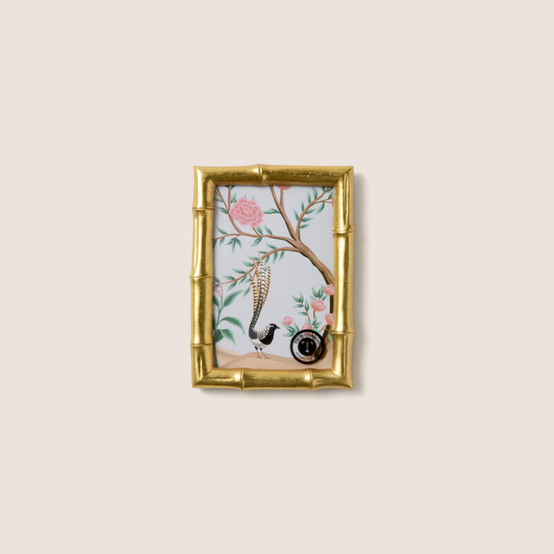 4x6 Gold Faux Bamboo Frame Two's Company