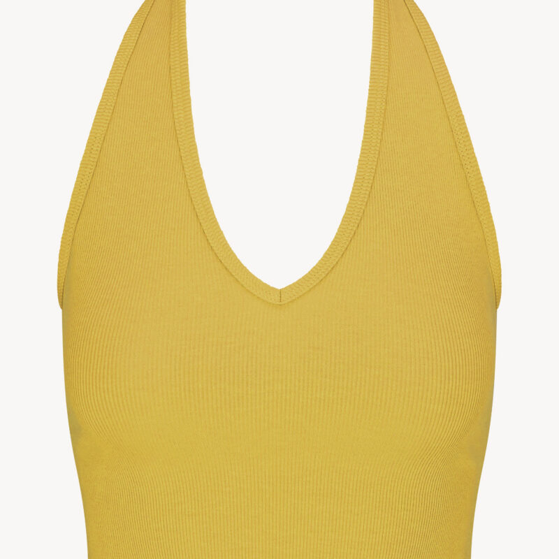 ÉTERNE | Cropped Halter Top - Saffron