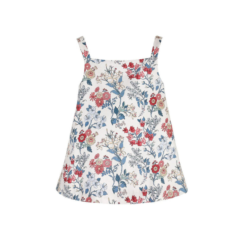 A-Line Top in Antique Floral Coco Shop