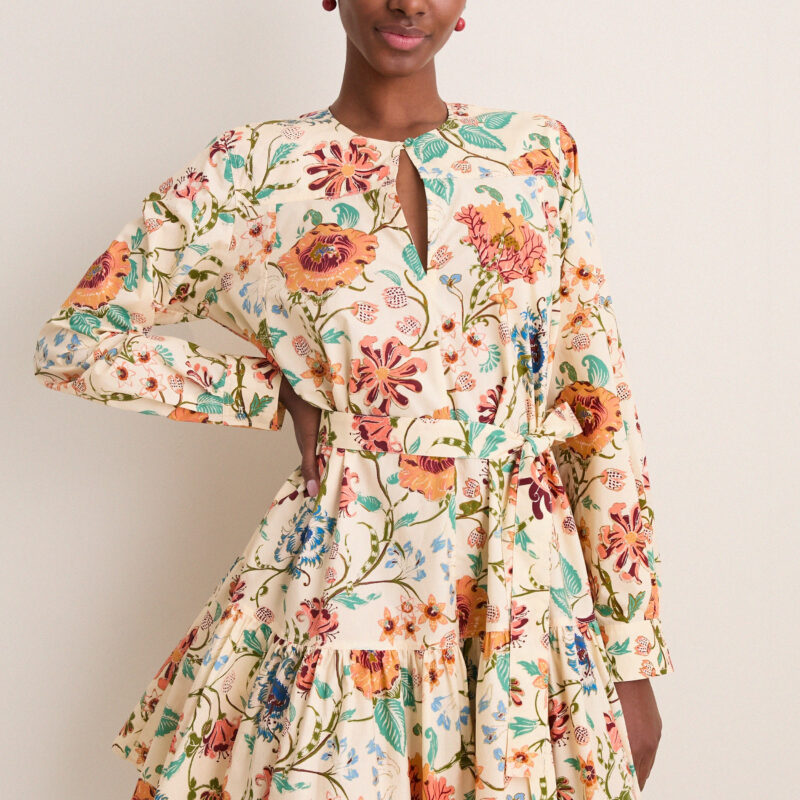 Abalone Noelia Long Sleeve Mini Dress Ulla Johnson