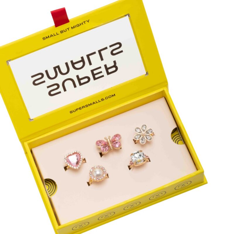 Accessories Super Smalls Heartfelt Sparkle Ring Set - Frankie's on the Park