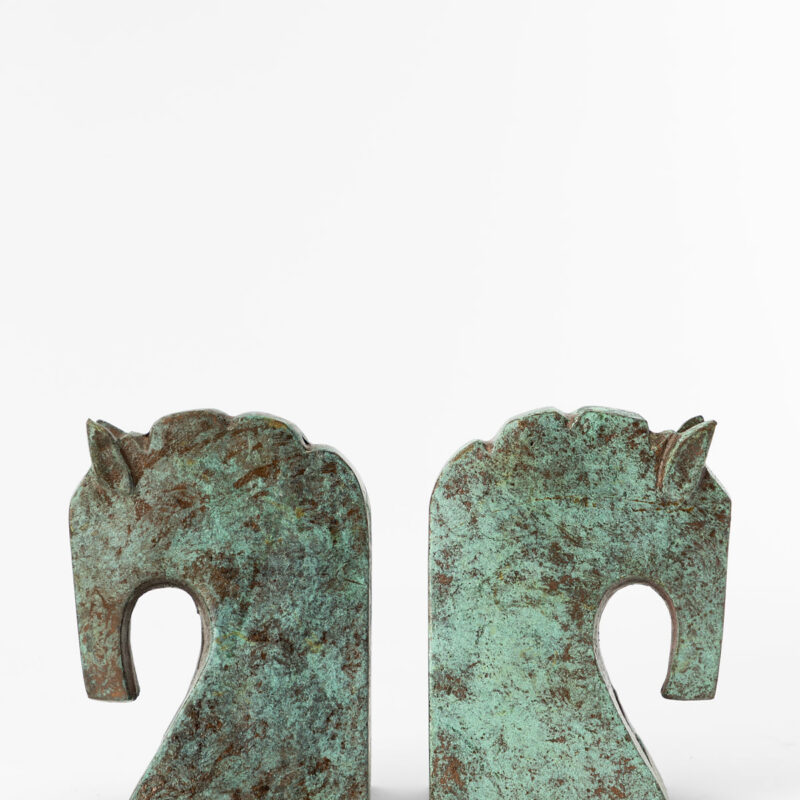 Aged Patina Horse Bookends (Set of 2) McGee & Co