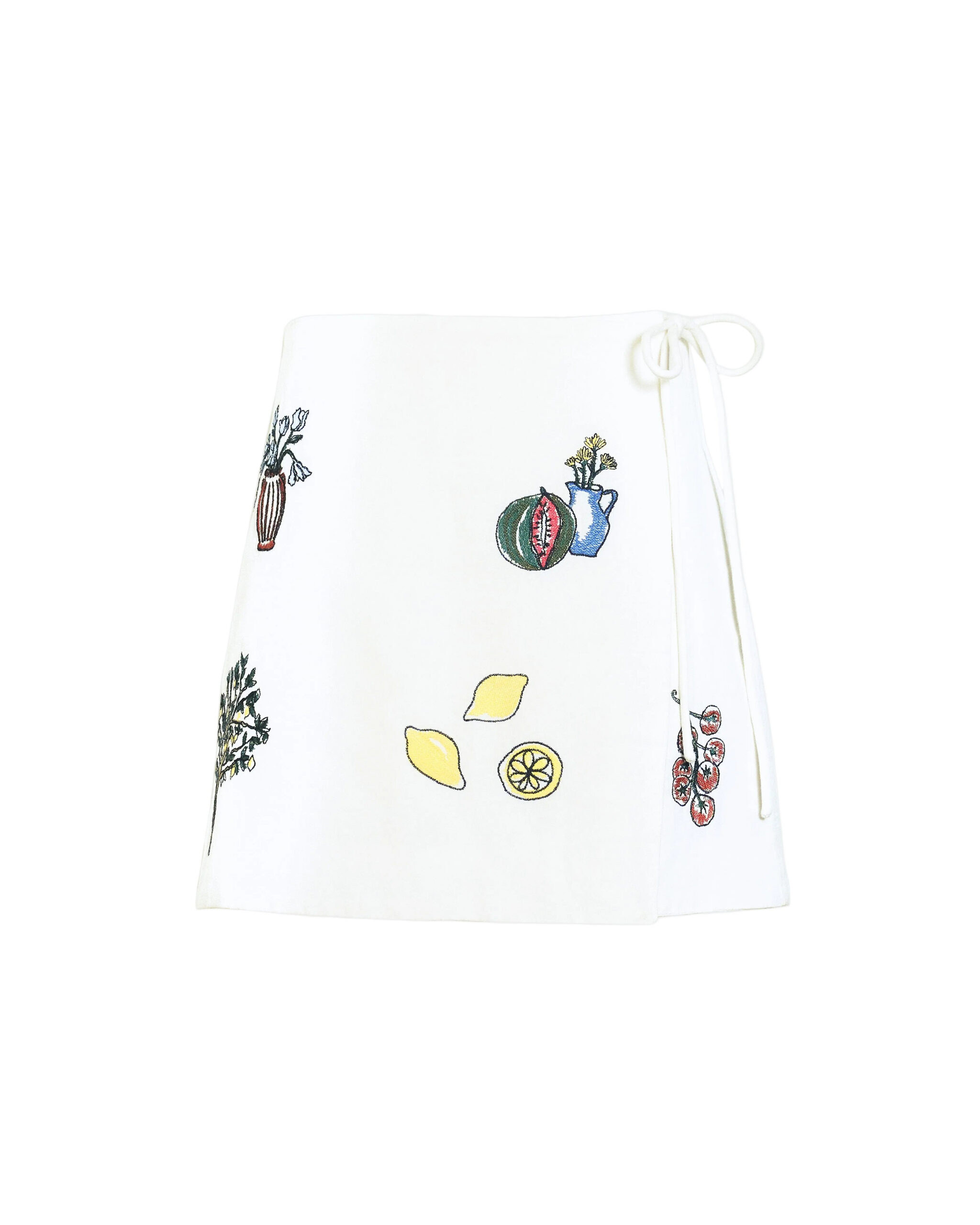 Agnes Skirt in Optic White Tanya Taylor
