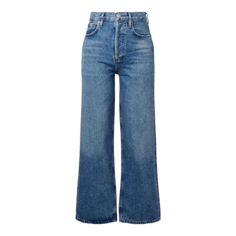 AGOLDE | High-Rise Crop Wide-Leg Jeans