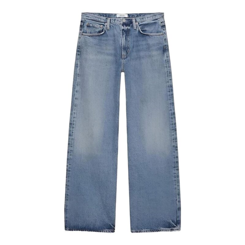 AGOLDE | Kiera Mid-Rise Wide-Leg Organic Jeans Aritzia