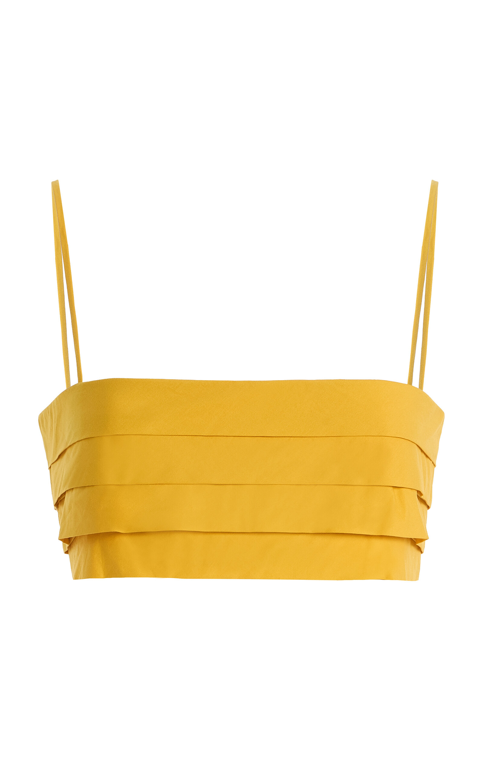 ALÉMAIS - Mokshini Tiered Organic Cotton Crop Top Moda Operandi